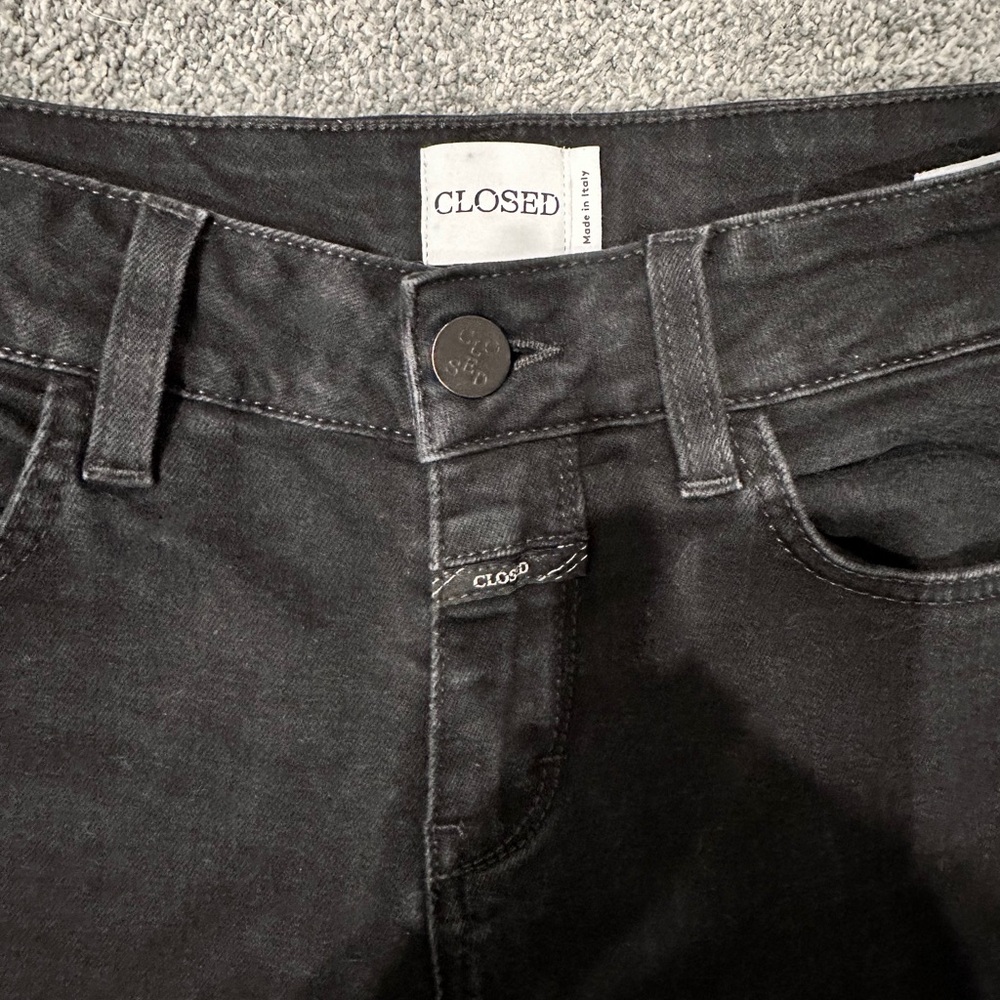 Closed Black Charcoal Jeans/Denim Pants - Retail for $350